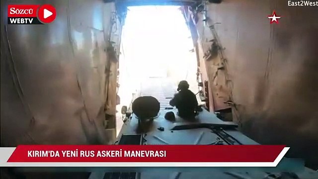 100 savaş gemisi ve uçak katıldı: Kırım'da yeni Rus askeri manevrası