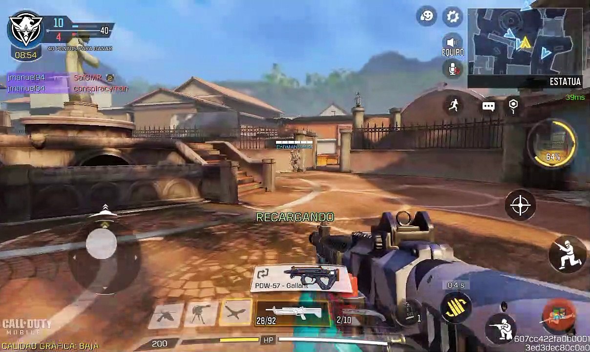 COD MOBILE MULTIJUGADOR 16 BAJAS