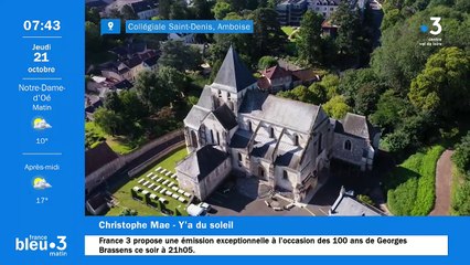 21/10/2021 - La matinale de France Bleu Touraine