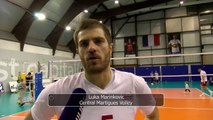 Christophe Charroux et Luka Marinkovic avant le déplacement de Martigues Volley à Nancy