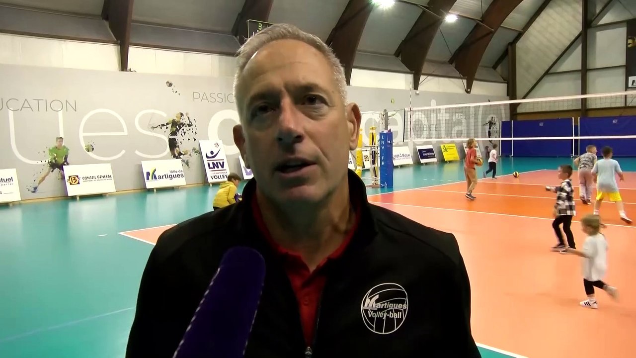 Christophe Charroux et Luka Marinkovic avant le déplacement de Martigues Volley à Nancy