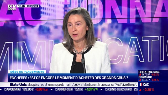 Idée de placements: Enchères, est-ce encore le moment d'acheter des grands crus ? - 21/10