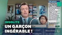 Ce garçon a volé la vedette à son papa lors de son passage télé sur Bloomberg