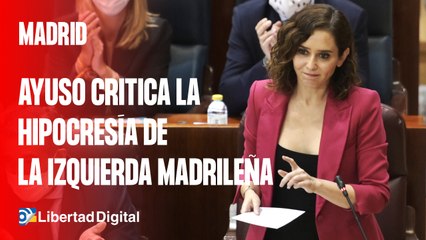 Ayuso critica la hipocresía de la izquierda madrileña: "Tienen más viviendas que el portal de idealista"