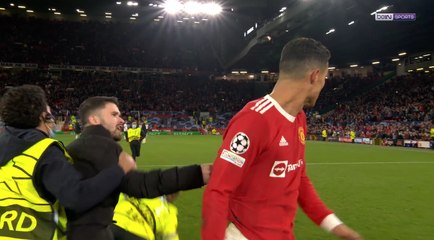 Ligue des Champions - Un fan fait le sprint de sa vie pour Cristiano Ronaldo