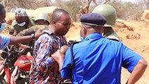 Residents Of Mwingi Town Barricaded The Mwingi-Thika Highway