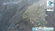 El dron de rescate no halla rastro de los cuatro perros atrapados por la lava en La Palma