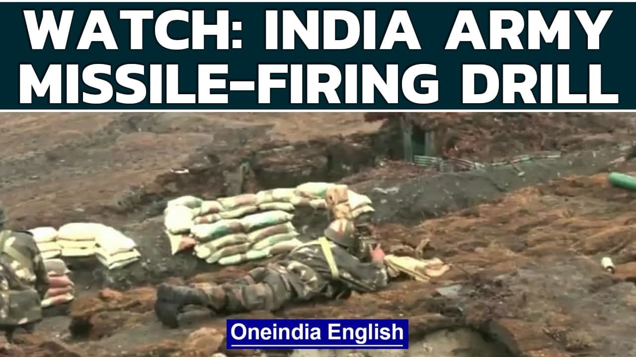 Indian army demonstrates battle drill to destroy 'enemy tank' near LAC | Watch | Oneindia News