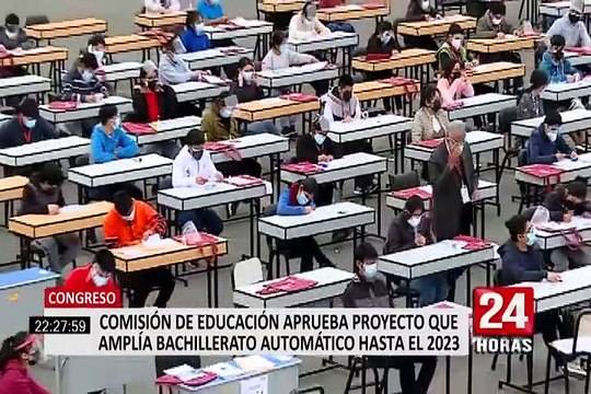 Congreso: Comisión de Educación aprueba ampliar bachiller automático hasta el 2023