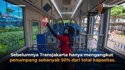 Kapasitas Moda Transportasi di Jakarta Sudah Boleh 100%
