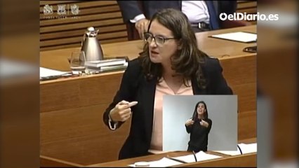 La respuesta de Mónica Oltra a una diputada de Vox tras llamarla fascista y dictadora