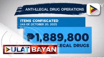 Higit 100 drug suspects, arestado sa magkakahiwalay na anti-illegal drug ops ng otoridad