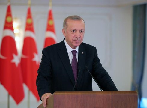 Cumhurbaşkanı Erdoğan, 1. Su Şurası'na canlı bağlantıyla katıldı: (1)