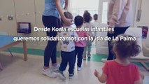 300 niños y niñas de Koala Escuelas Infantiles de Canarias se solidarizan con La Palma