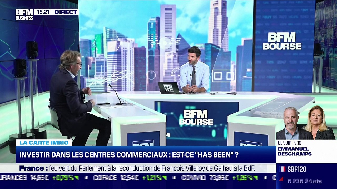 Gaël Thomas (Business Immo) : Investir dans les centres commerciaux, est-ce "has been" ? - 21/10