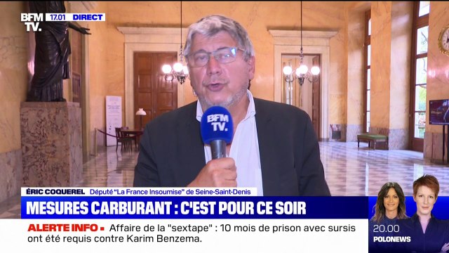 Carburants: pour Éric Coquerel, il est temps de bloquer les prix