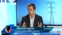 Cristiano Brown: No es suficiente vivir de energías renovables, aunque todos quisiéramos, no existe planificación del Gobierno