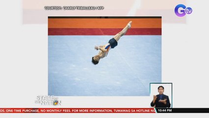 Pinoy gymnast Carlos Yulo, pasok na sa finals ng 50th FIG Artistic Gymnastics World Championships | SONA