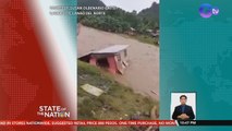 Bahay at puno, inanod ng rumaragasang baha kasunod ng ulang dulot ng thunderstorm | SONA