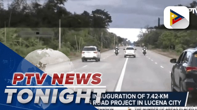 PRRD leads inauguration of 7.42-km Sariaya bypass road project in Lucena City
