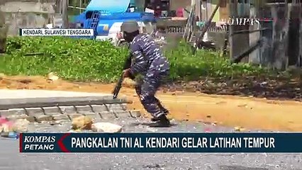 Pangkalan TNI AL Kendari Gelar Latihan Tempur