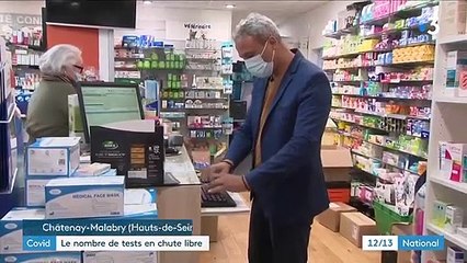 Covid-19 : le nombre de dépistages en chute libre