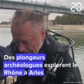Arles: A la recherche des trésors antiques engloutis dans le Rhône