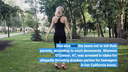 California mom who allegedly threw drunken sex parties for teens in