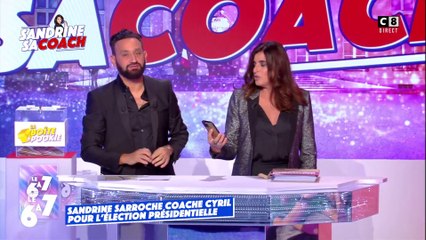 Sandrine sa coach : Sandrine Sarroche confisque le téléphone portable de Cyril Hanouna !
