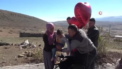 Küçük Elif'in büyük mutluluğu