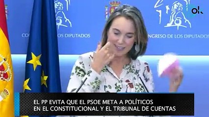 El PP evita que el PSOE meta a políticos en el Constitucional y el Tribunal de Cuentas
