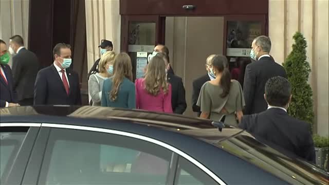 La Familia Real asiste al Concierto Premios Princesa de Asturias en Oviedo