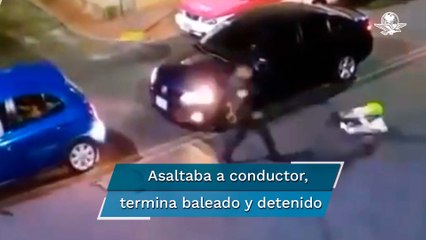 Policía héroe, dispara a ladrón y evita robo