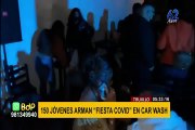 150 jóvenes  y menores de edad fueron intervenidos en una fiesta-COVID en Trujillo