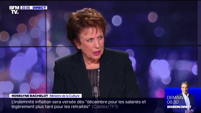 Je le regrette parce que je suis du côté des femmes qui souffrent : Roselyne Bachelot réagit à la participation de Bertrand Cantat à la musique d'un spectacle