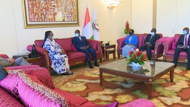 Le Président Alassane Ouattara reçoit en audience la Ministre des Relations Internationales Sud-Africaine