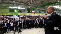 Cumhurbaşkanı Erdoğan BAYKAR fabrikasında