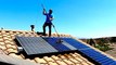 How solar panels are professionally cleaned