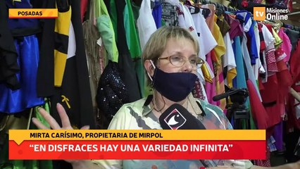 “En disfraces hay una variedad infinita”
