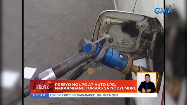 Presyo ng LPG at auto LPG, nakaambang tumaas sa Nobyembre | UB