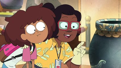 Amphibia s03 - Clip - Fight at the Museum