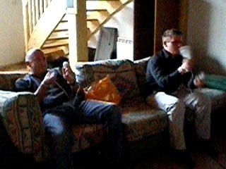 Titi et Le Breton ... Boxe sur la Wii...