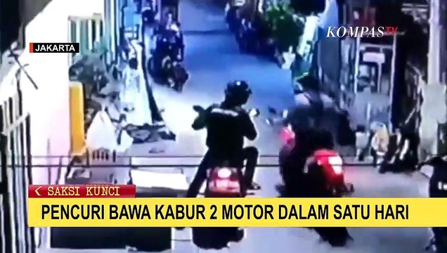 Aksi Pencurian Sepeda Motor, Pelaku Bawa Kabur 2 Motor Dalam Sehari!