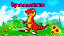 Learn Dinosaurs Names in English: T-Rex, Dino, Velociraptor & More | Educational Videos for Kids