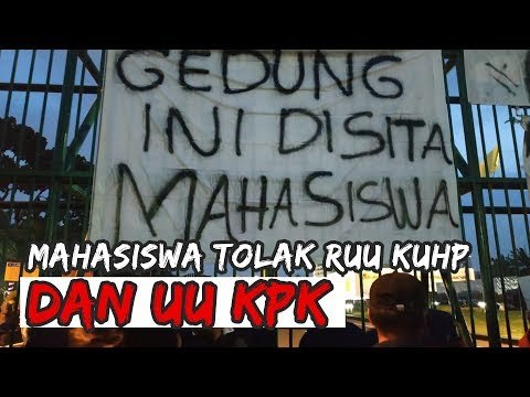 GERUDUK GEDUNG DPR HINGGA AKSI BAKAR BAN DI DEPAN GEDUNG KPK