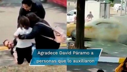 "Sin ustedes hoy no estaría aquí": David Páramo comparte video de su accidente