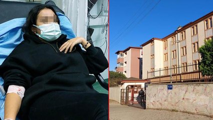 Lisede bıçaklı saldırı! Kız öğrenci, sınıf arkadaşının sırtına bıçak sapladı