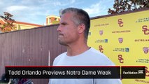 USC DC Todd Orlando Previews Notre Dame