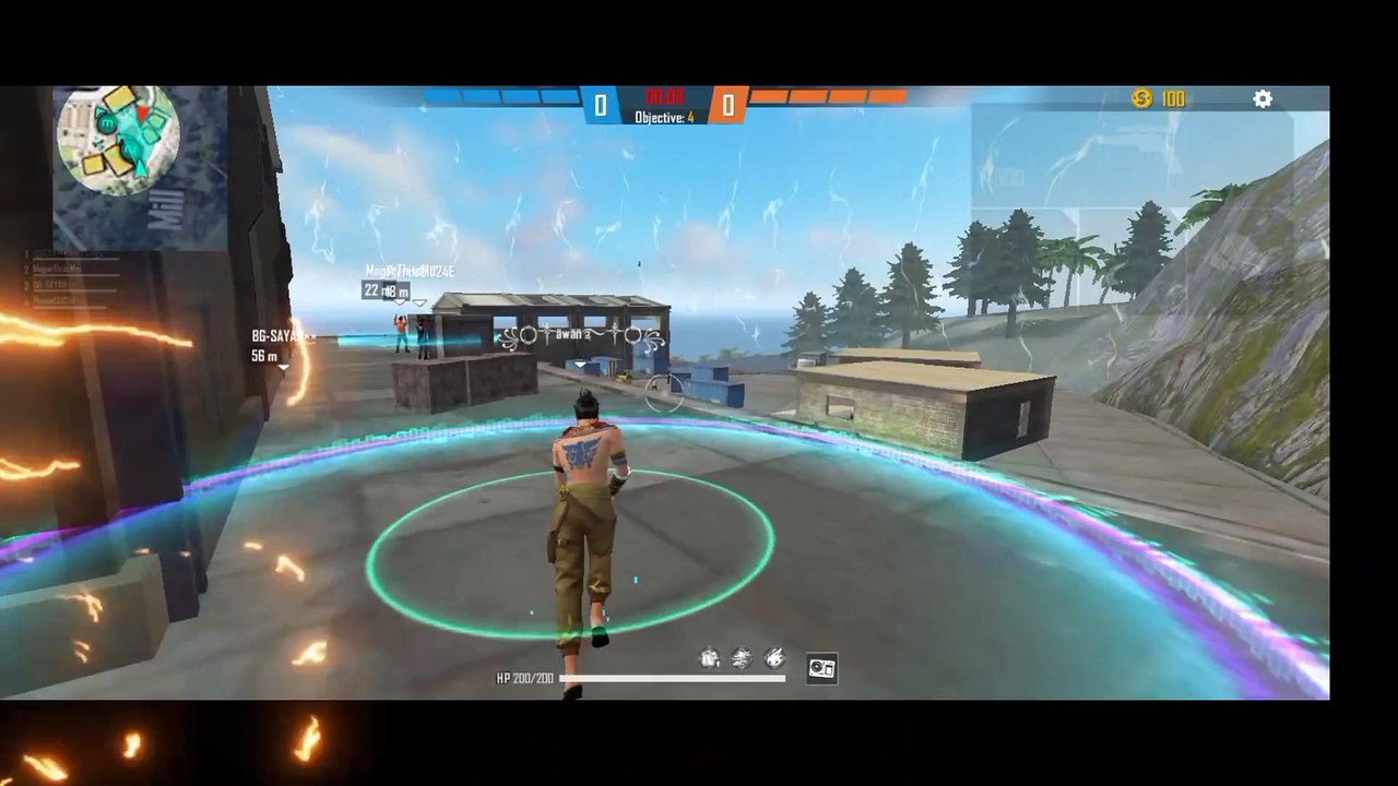 Free fire ran away