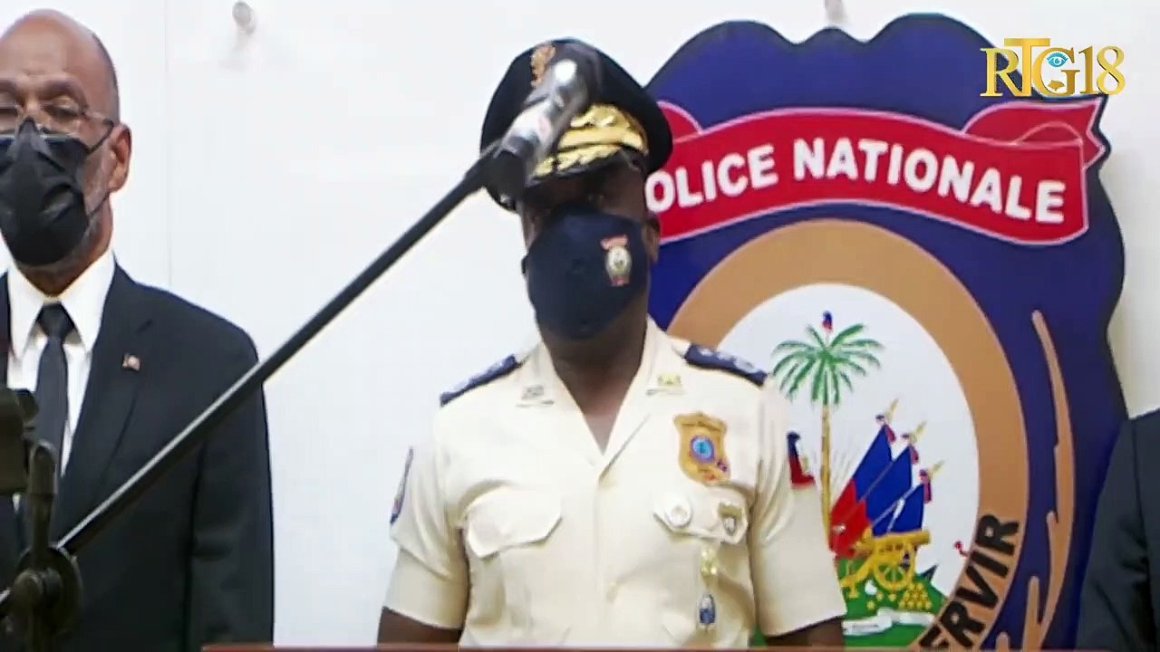 Premye minis Ariel Henry enstale Frantz Elbé kòm nouvo Direktè Jeneral a.i Polis Nasyonal Dayiti.